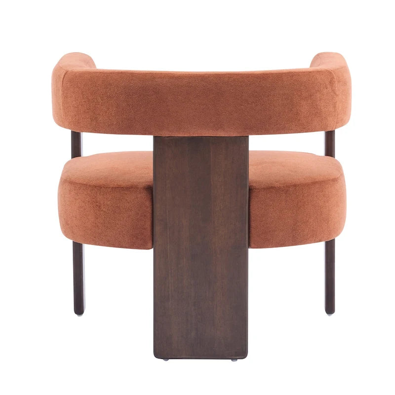 Modern Upholstered Boucle Fabric Accent Armchair