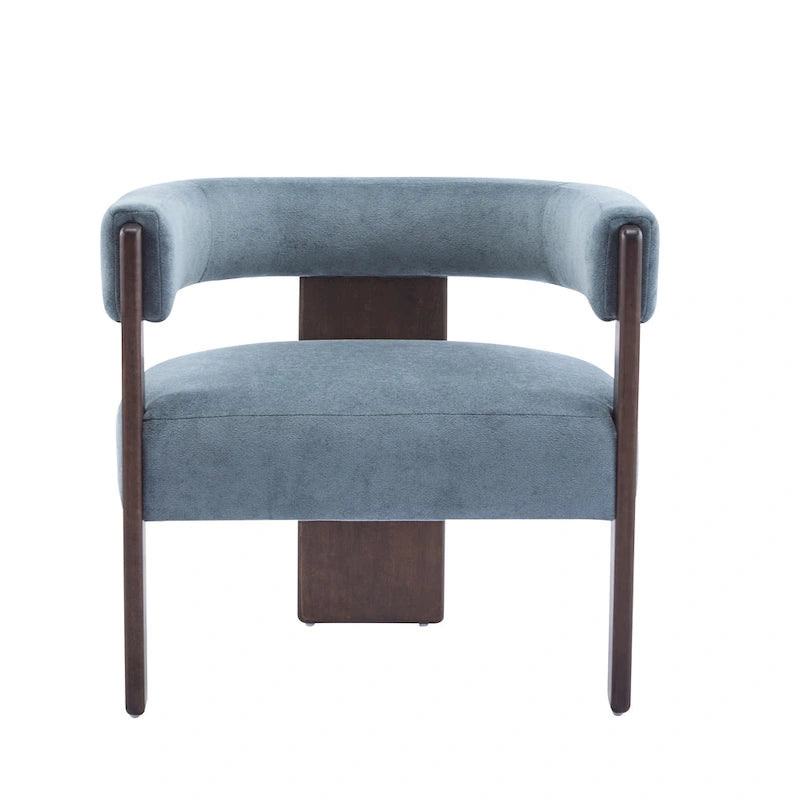 Modern Upholstered Boucle Fabric Accent Armchair