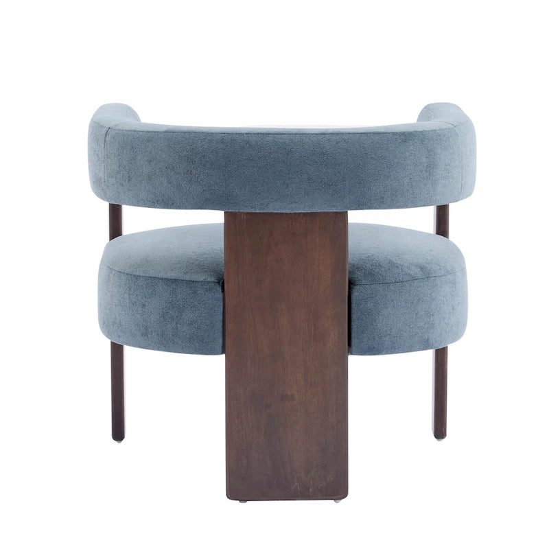 Modern Upholstered Boucle Fabric Accent Armchair