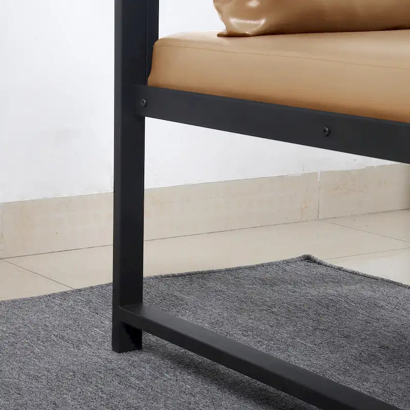 Modern 29.13 Arm Chair with Non-slip Adsorption Feet and Sturdy Metal Frame