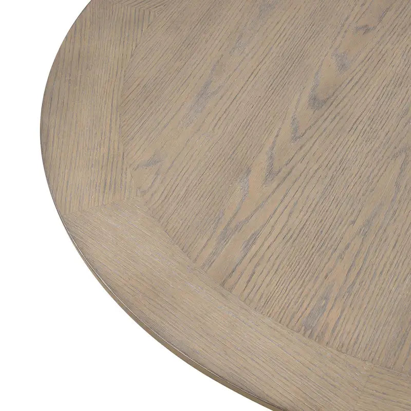 Furniture of America Modern Farmhouse Oak 102-inch Wood Extendable Dining Table