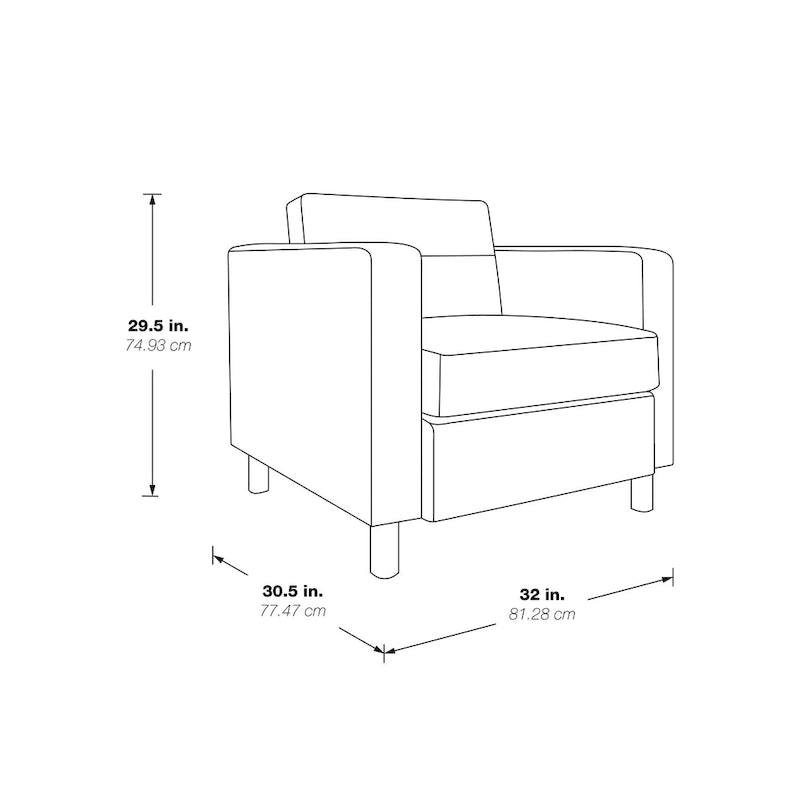 Pacific Arm Upholstered Accent Chair