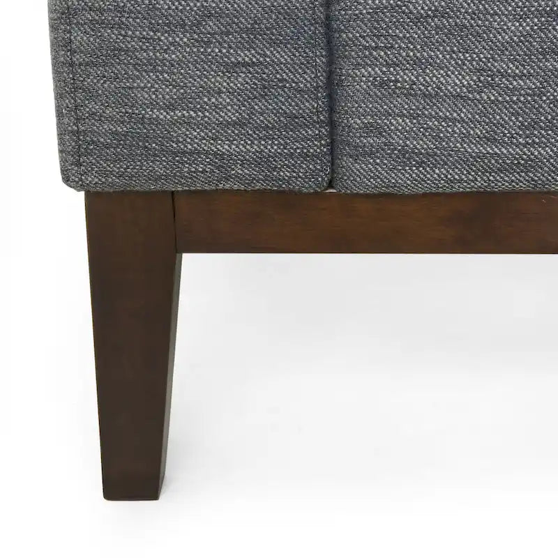 Elliston Contemporary 3-Seat Fabric Sofa with Accent Pillows