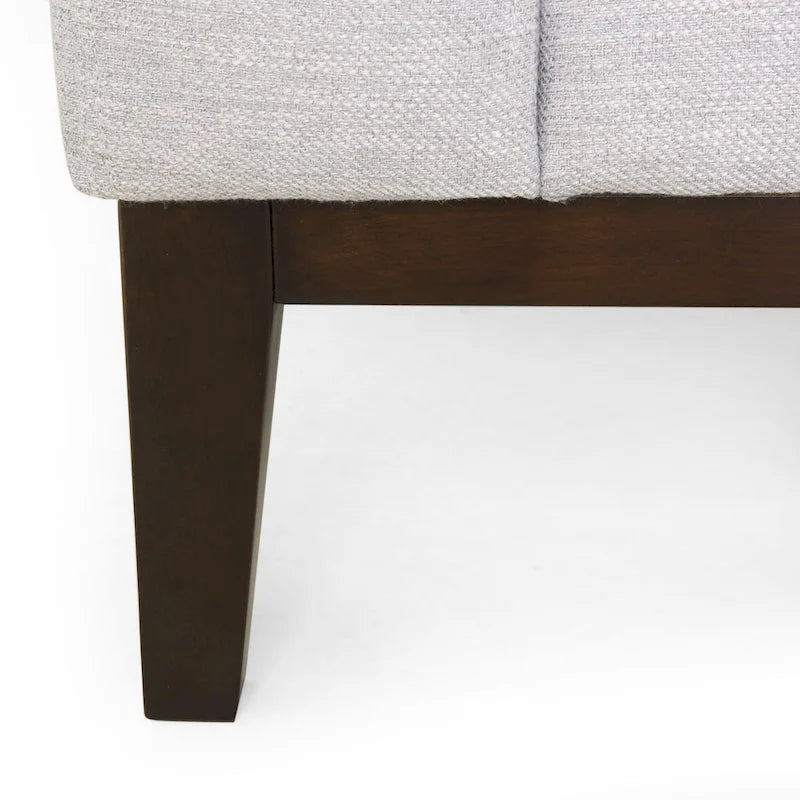 Elliston Contemporary 3-Seat Fabric Sofa with Accent Pillows