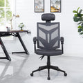 High Back Mesh Ergonomic Office Chair with Lumbar Support and Headrest