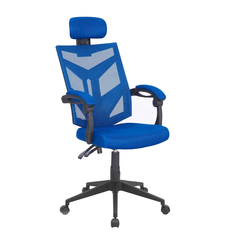 High Back Mesh Ergonomic Office Chair with Lumbar Support and Headrest