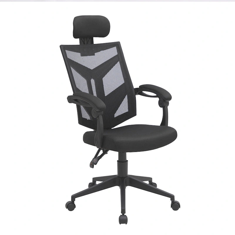 High Back Mesh Ergonomic Office Chair with Lumbar Support and Headrest