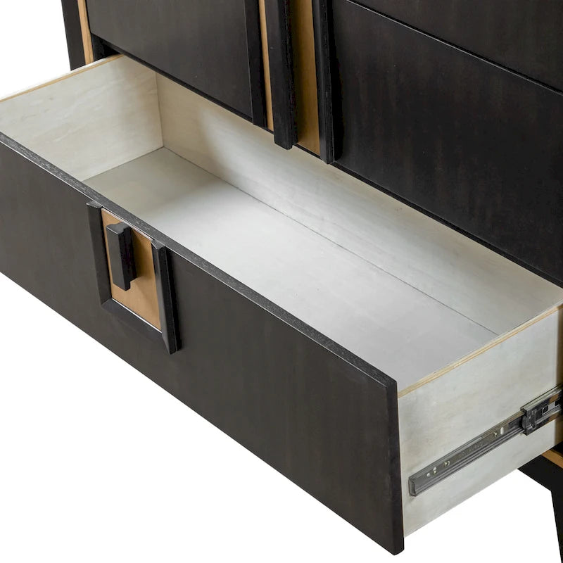 Furniture of America  Modern 5-Drawer Espresso Solid Wood Chest