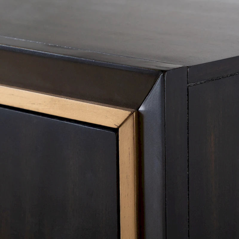 Furniture of America  Modern 5-Drawer Espresso Solid Wood Chest
