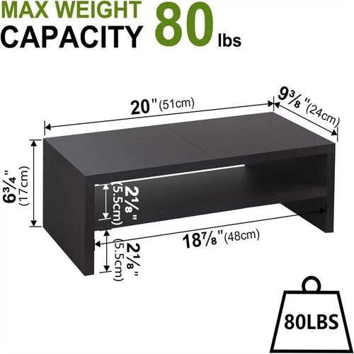 2 Tiers Monitor Stand Riser
