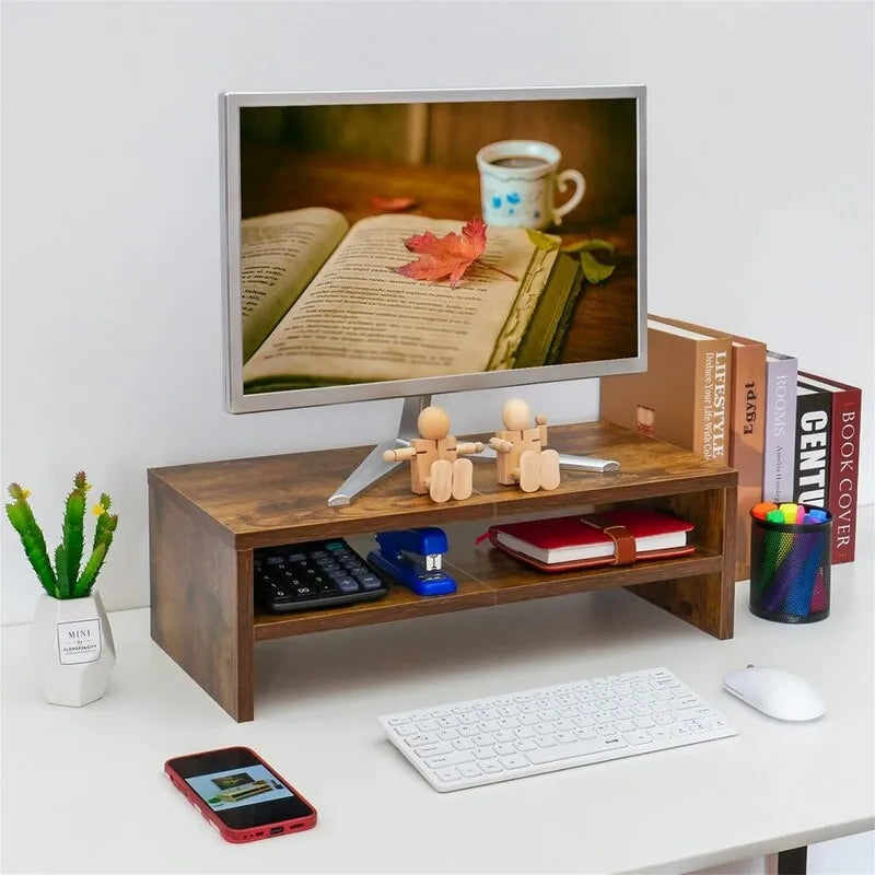 2 Tiers Monitor Stand Riser