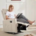 Manual Recliner Chair Fabric Single Sofa